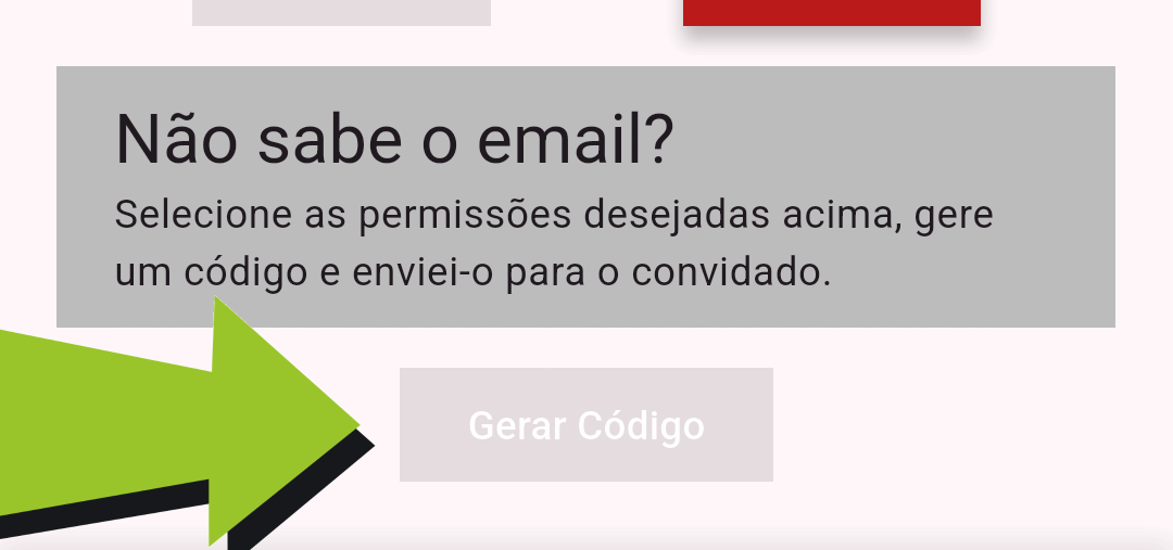 Gerar Código de Convite