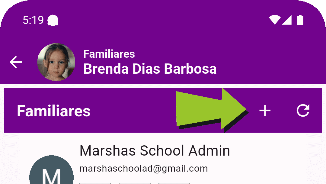 Clique em "Convidar"