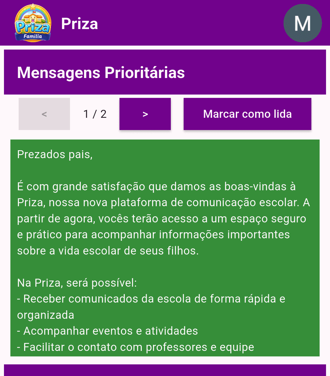 Mensagem em Massa com Prioridade