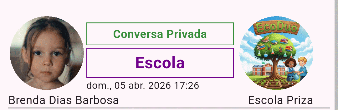 Conversa Privada com a Escola