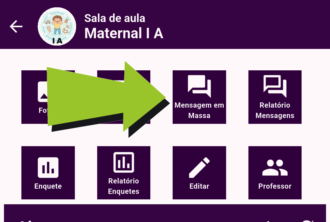 Enviar Mensagens para a Sala de Aula