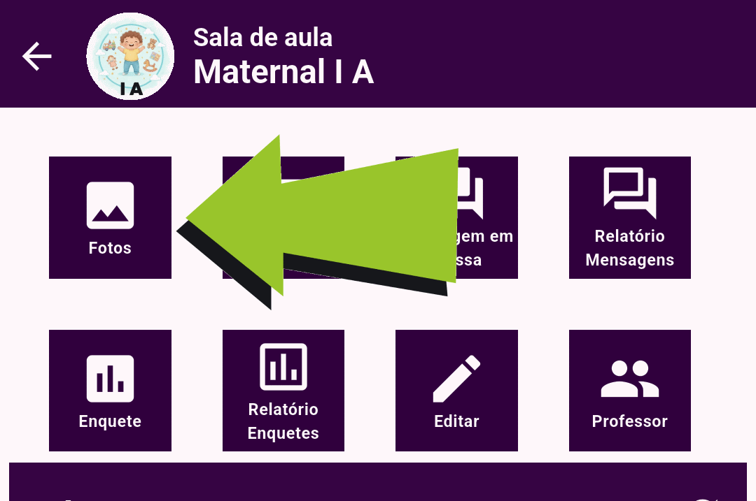 Enviar Fotos para a Sala de Aula