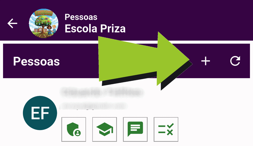 Clique em "Convidar"