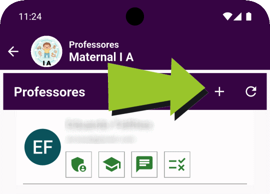 Clique em "Convidar"