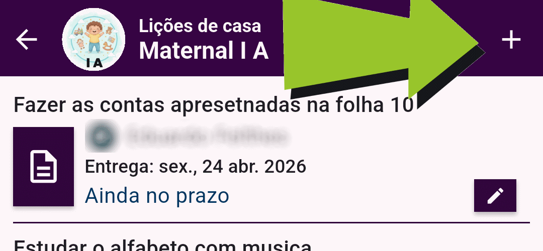 Nova de lições de casa